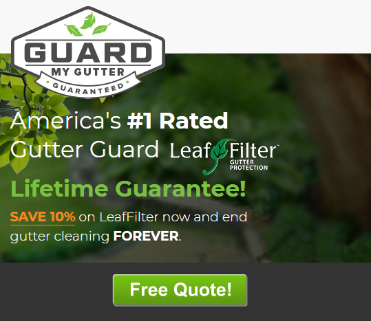 Eliminate Gutter Cleaning Forever - 10% Off!